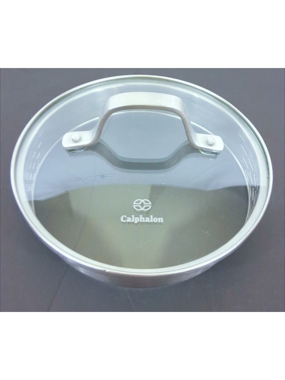 Calphalon Contemporary 6.5” Inner 7” Outer Glass Sauce Pan Lid Only 1081120